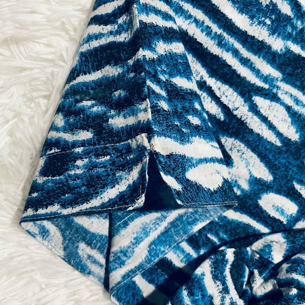 Samson Blue Patterned lightweight pull on shorts Large - Picture 6 of 16